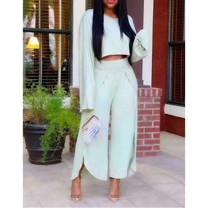 Never Worn:  Bell Sleeve Crop Top & pants